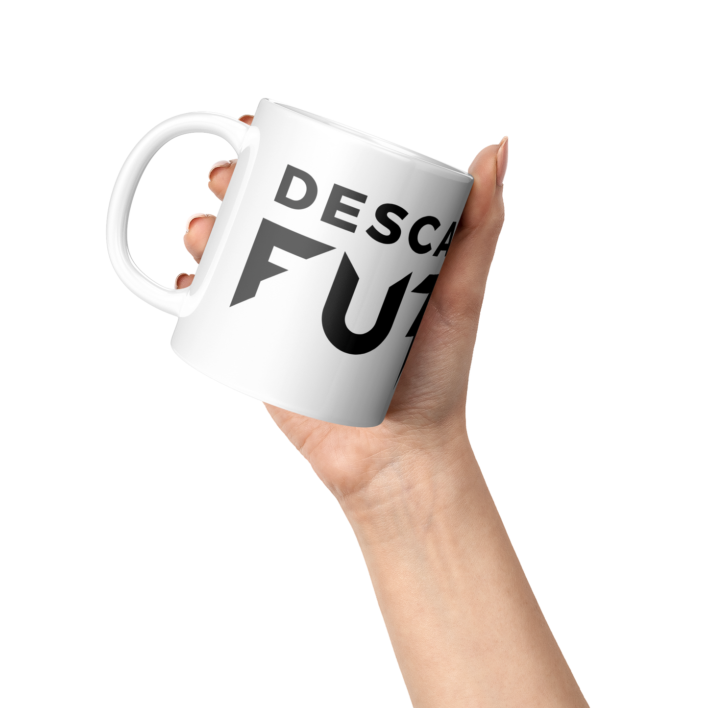 Taza_-_Descargando_Futuro_Lifestyle_Raised_Hand_LH_Mockup.png