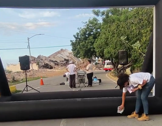 Cine Platabanda, Playa Grande La Guaira, 3 de septiembre