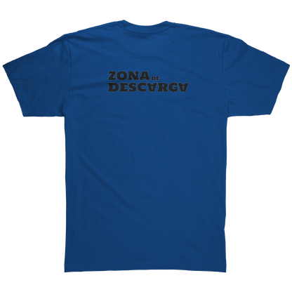 Franela_Zona_de_Descarga_Royal_Blue_Back_Mockup.png